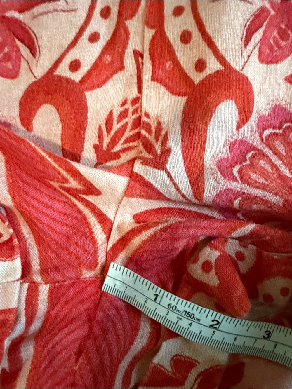 FARM Rio Pink Coral Floral Paisley Belted Romper XS - Picture 7 of 8